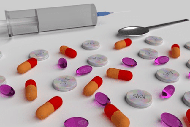 different types of drugs and paraphernalia