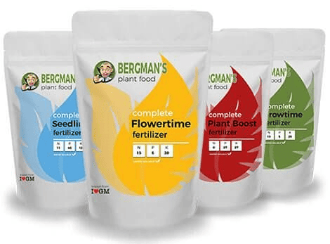 Bergman's Plant Food complete set of 4 fertilizers