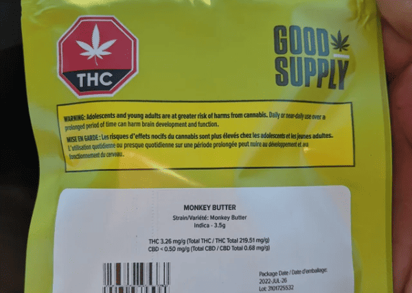 pack of monkey butter strain