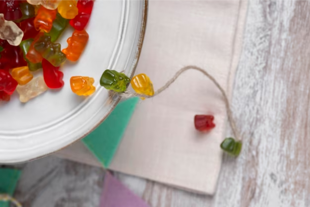 gummies on a plate