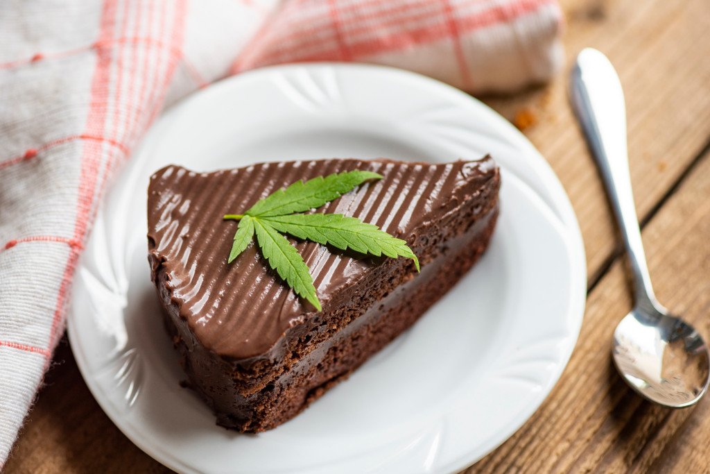 Delta 8 laced cake